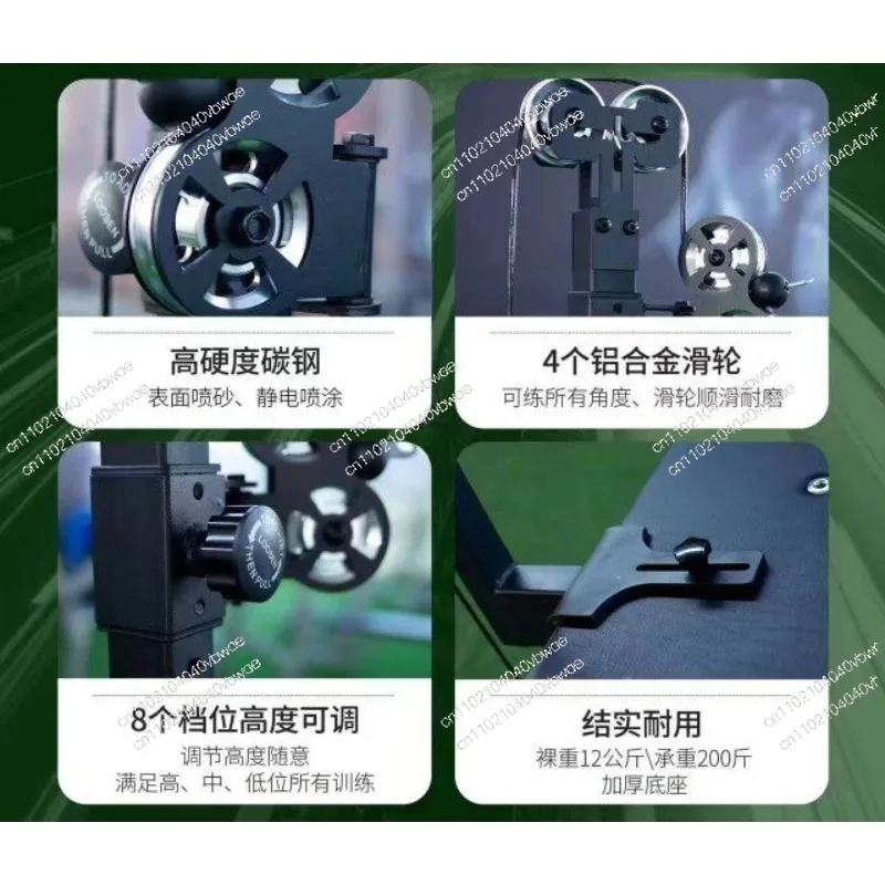 High quality carbon steel adjustable table pulley system arm wrestling equipment accessories fitness equipment