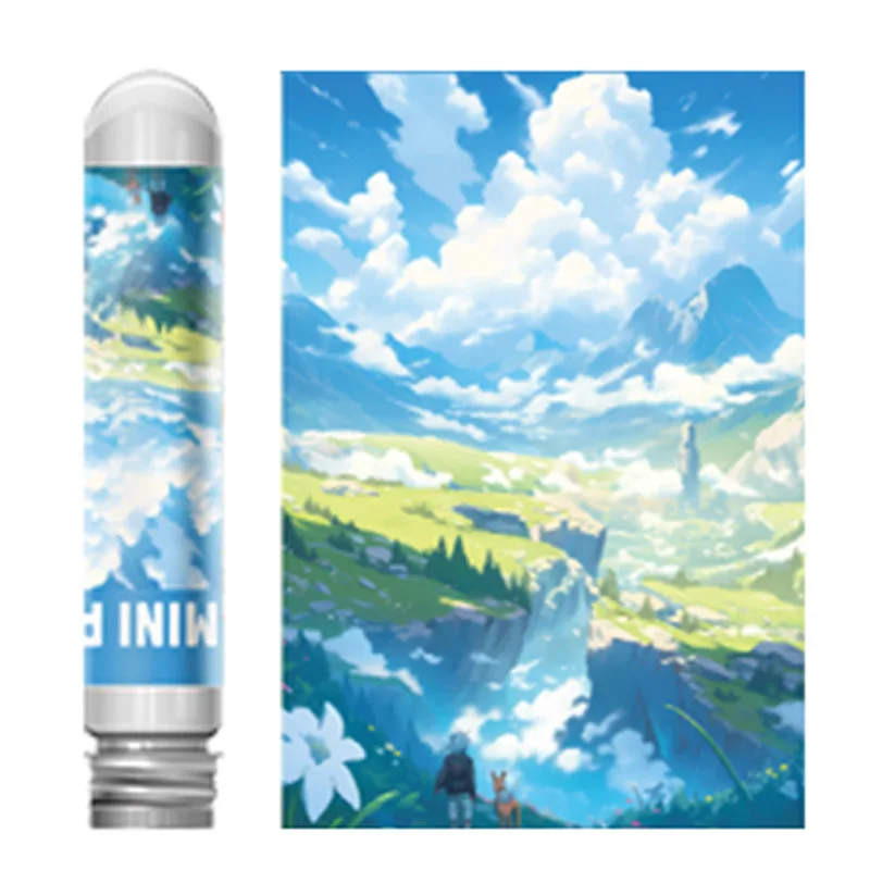 

150PCS Mini Test Tube Cartoons Jigsaw Puzzle for Adult Kids Decompression Toys Game Family Educational Toys 3 Years Old