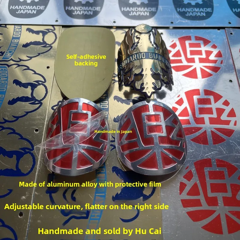 Aluminum Alloy  Mongoose BMX Mountain Bike Decal Reflective Label Head Tube Sticker Bicycle Riding Equipment Accessories