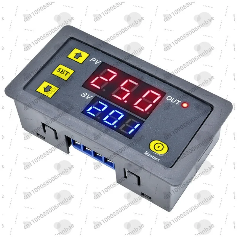 AC 110-220V Multi-function Delay Timer, Infinite Cycle Delay Dual Digital Display Time Relay Module