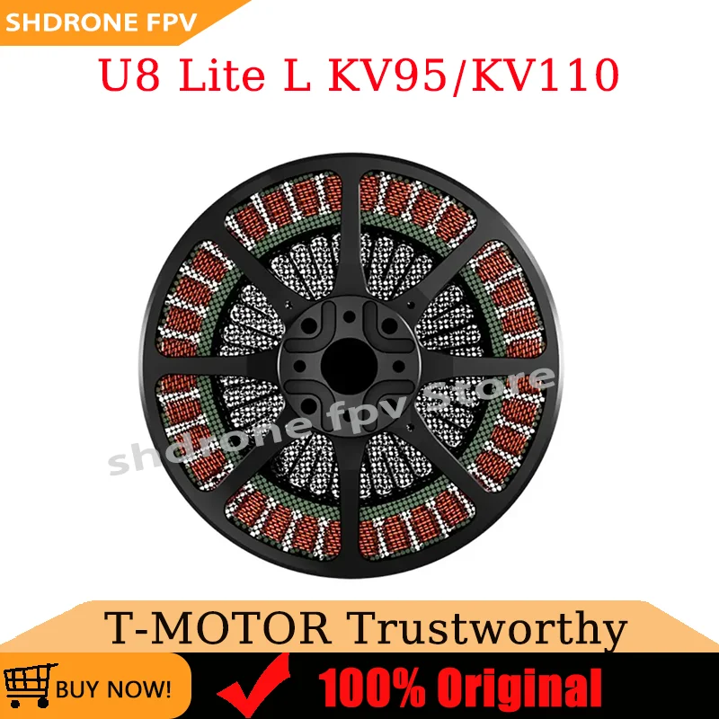 T-MOTOR U8 Lite L KV95 KV110 Outrunner Brushless Motor 87.1*28.05mm for RC Drone Multirotor VTOL UAV Quadrotor