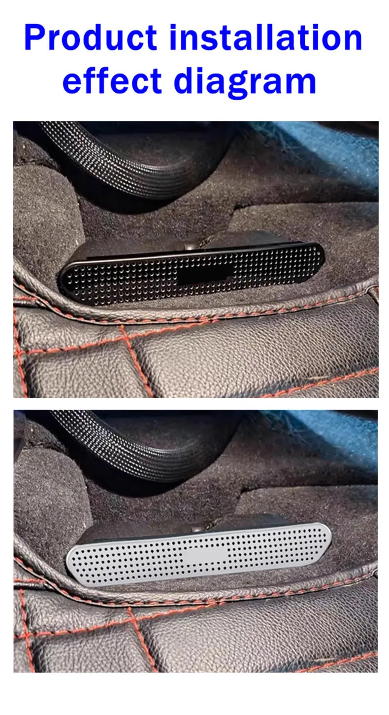 Auto-Innenverkleidungen aus Edelstahl: Staubschutzabdeckungen für Sitz, Boden und Klimaanlagenauslass für BMW X3 X4 G01 G02 2018-2025 – Detail 4