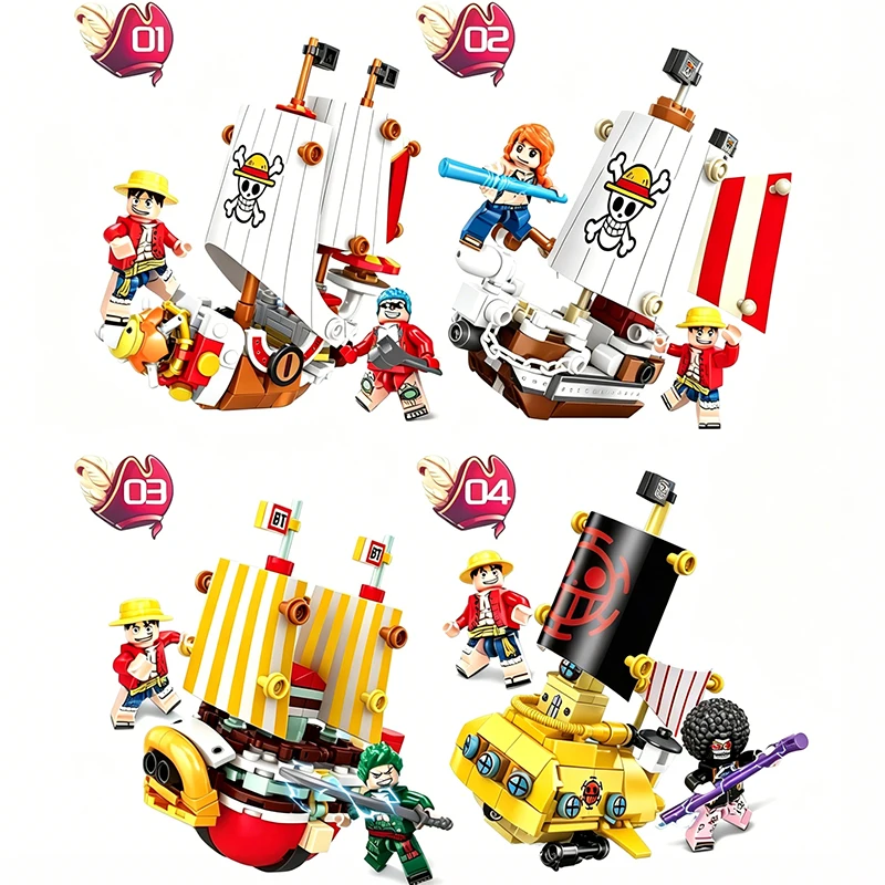 مجموعة مكعبات بناء صغيرة من ون - مراجعة Model Kit One Piece Ship وسعره
