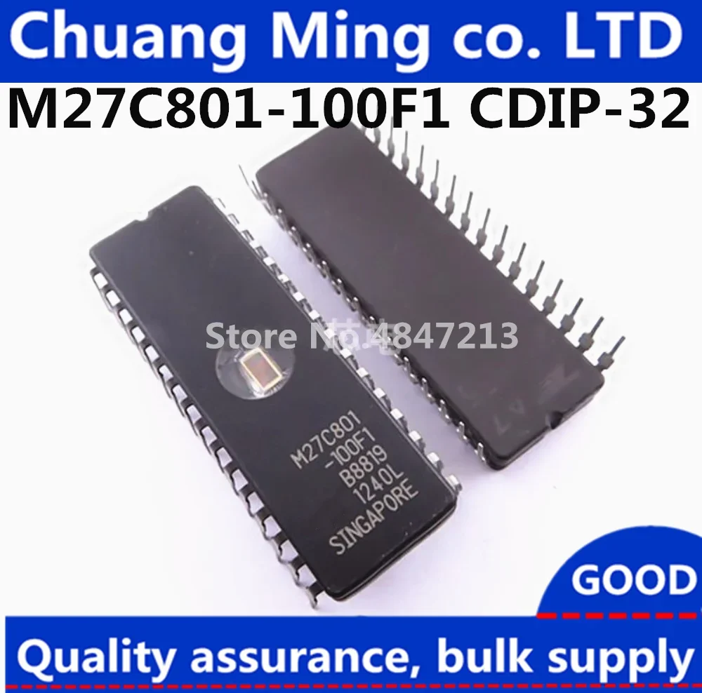 Free Shipping 10pcs/lots M27C801-100F1 M27C801 27C801 CDIP-32 In stock! NEW