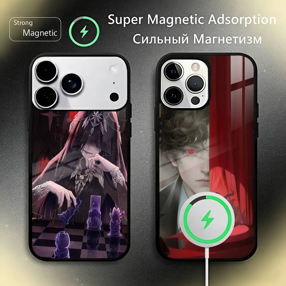 

L-Lord of the Mysteries Phone Case For IPhone17 16 15 14 13 12 11 Plus Pro Max Plus Wireless Charger Cover Funda
