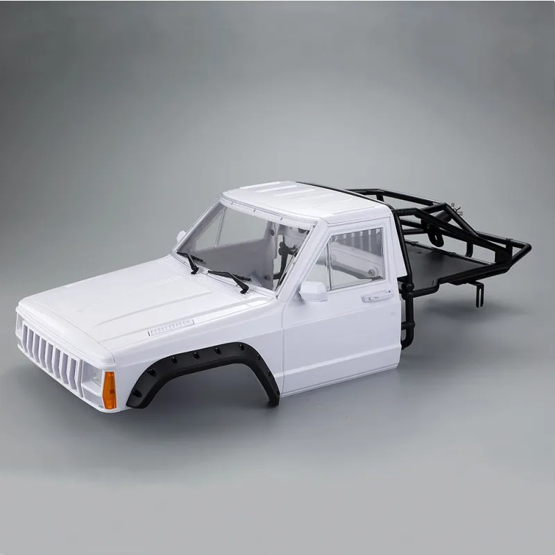AA02 RC Car Body Cab & Back-Half Cage for 1/10 RC Crawler TRX4 Axial SCX10 90046 Redcat GEN 8 Scout II,Front Cab