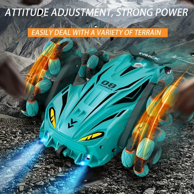 RC Stunt Car Bambini Double Sided Flip 2.4G Telecomando 360 Rotazione Deree Off Road Drift RC Auto Regali per Bambini Adulti Ragazzi