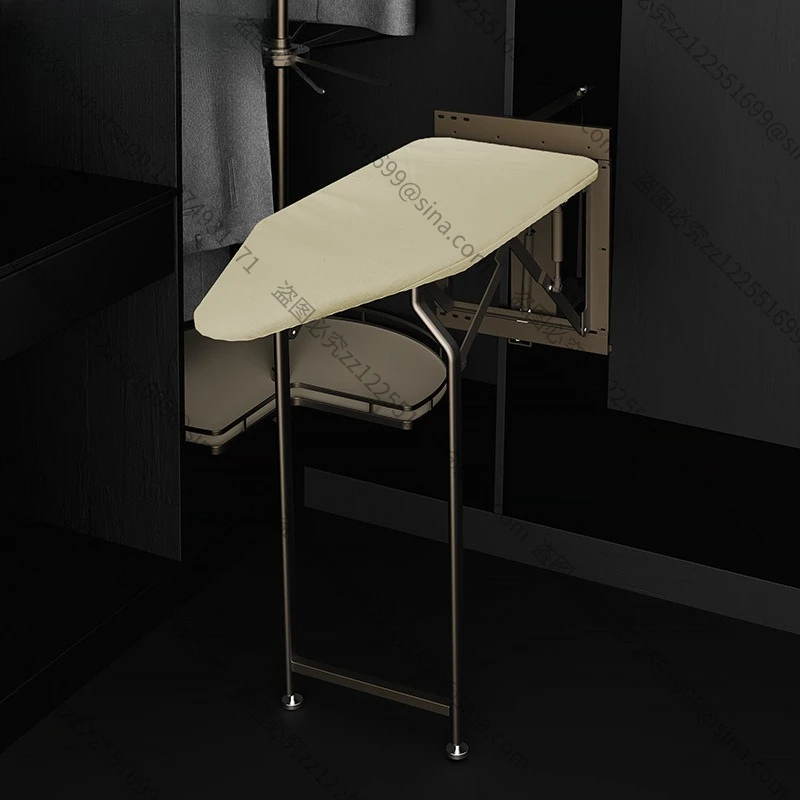 Suitable for Multi-functional Ironing Board Wall-mounted High Temperature Resistant Ironing Clothes Vertical Foldable Thickened