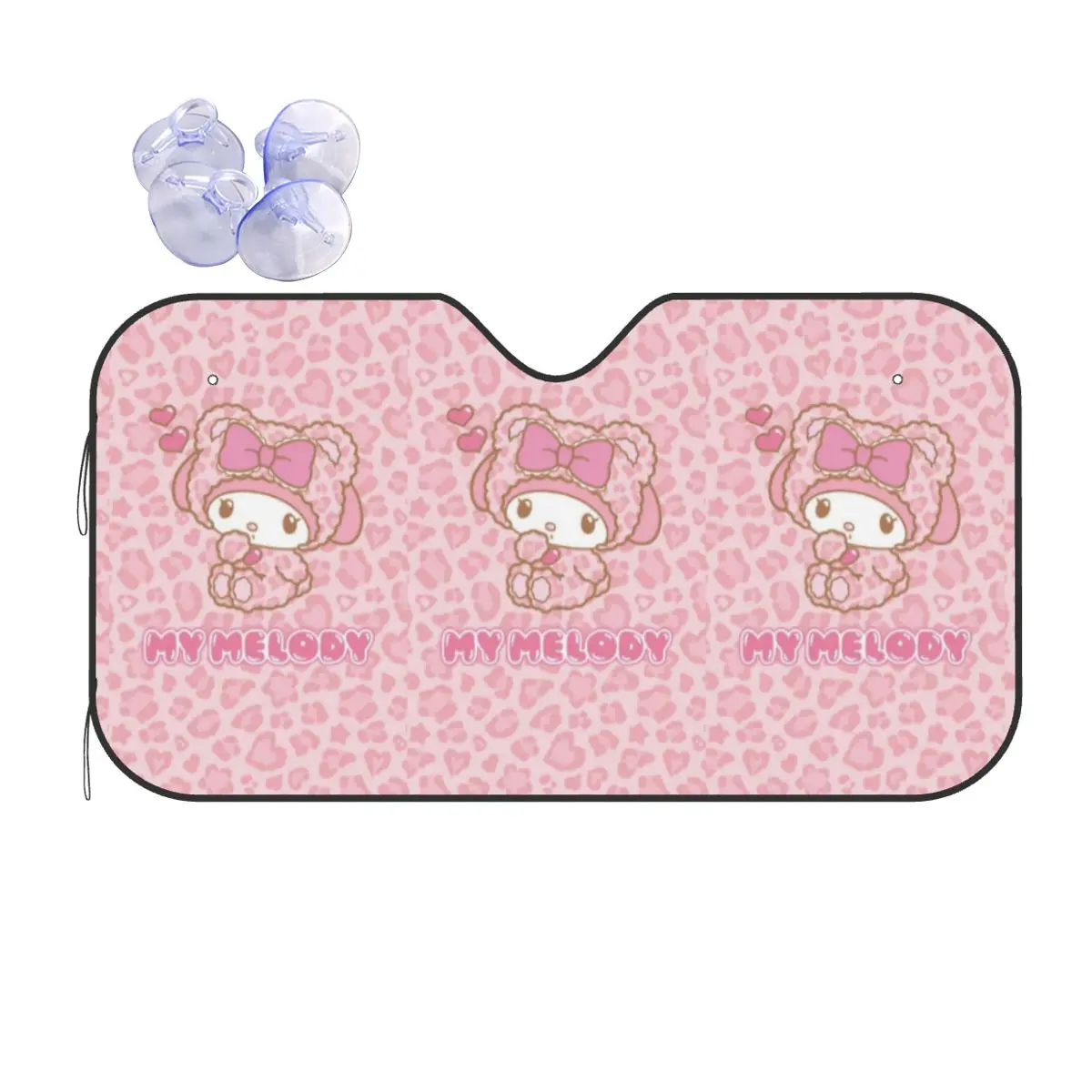 

Custom Cartoons Melody Windshield Sunshade Foldable Reflective Sun Blocker Front Window Shade Visor