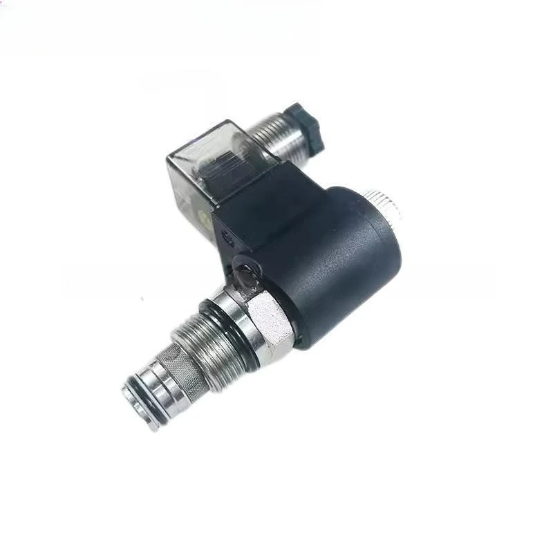 Two-position Two-way Normally Closed Thread Cartridge Valve DHF12-228L Electromagnetic Hydraulic Valve