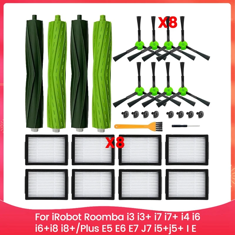 

Replacement Parts For Irobot Roomba I3 I3+ I7 I7+ I4 I6 I6+I8 I8+/Plus E5 E6 E7 J7 I5+J5+ I,E &J Series Vacuum Cleaner-AT36