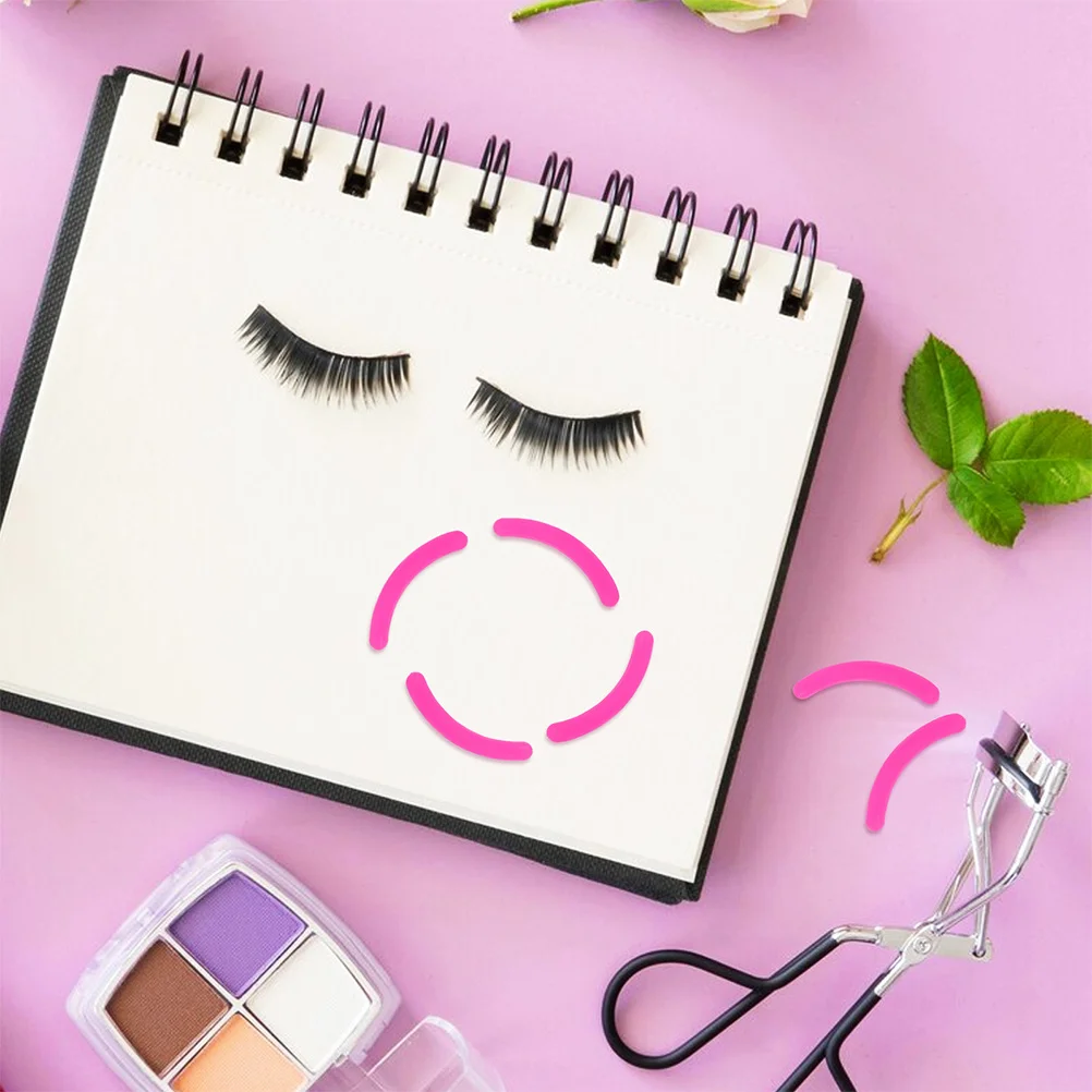 

2 Boxes Eyelash Curler Silicone Pads Refill Soft Replace Strips Beauty Salon Supplies Lash Curler Accessories Lash Tool Pad