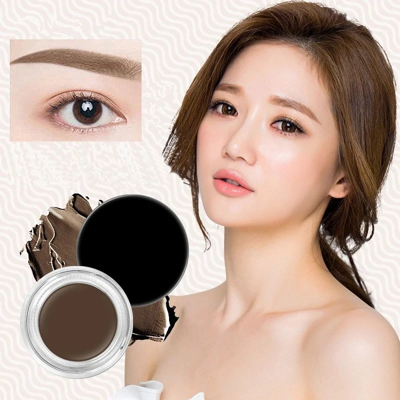 

Professional Eyebrow Enhancers Maquiagem Makeup Waterproof 3D Natural Eye Brow Pomade Eyebrow Gel