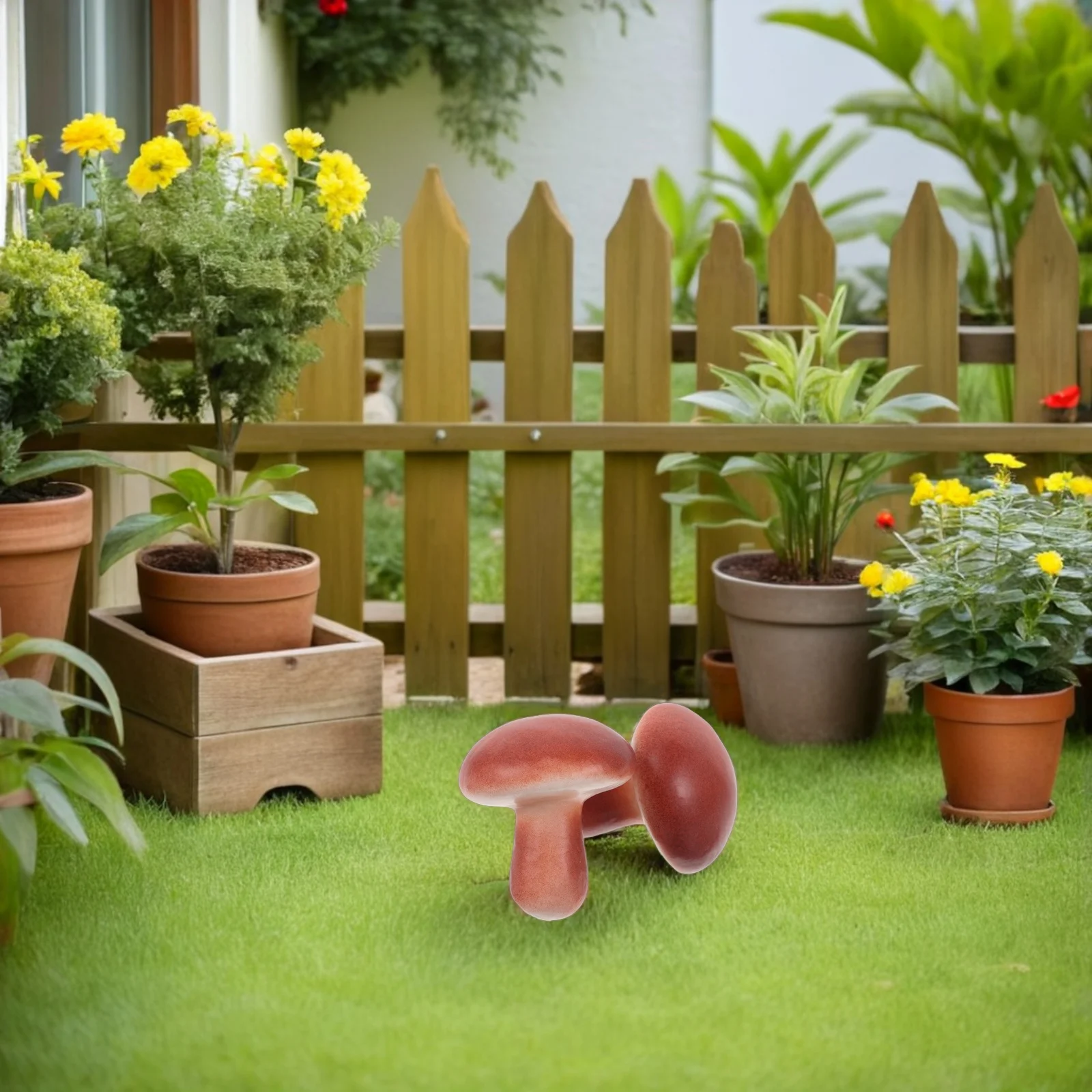 

50pcs Simulated Mushroom Micro Landscape Mini Figurines for Crafts Fake Vegetables Farmhouse Home Decor Lifelike Tiny Mushroom