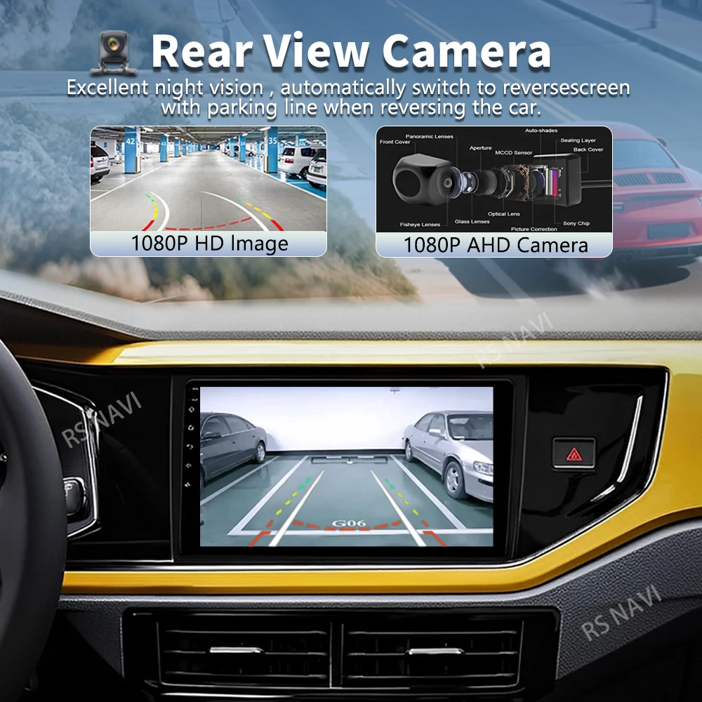 Android 15 For VW Volkswagen MQB POLO VI Jetta MK7 T6 2015 - 2021 Stereo Car Radio Multimedia Video Player GPS AI Voice CarPlay