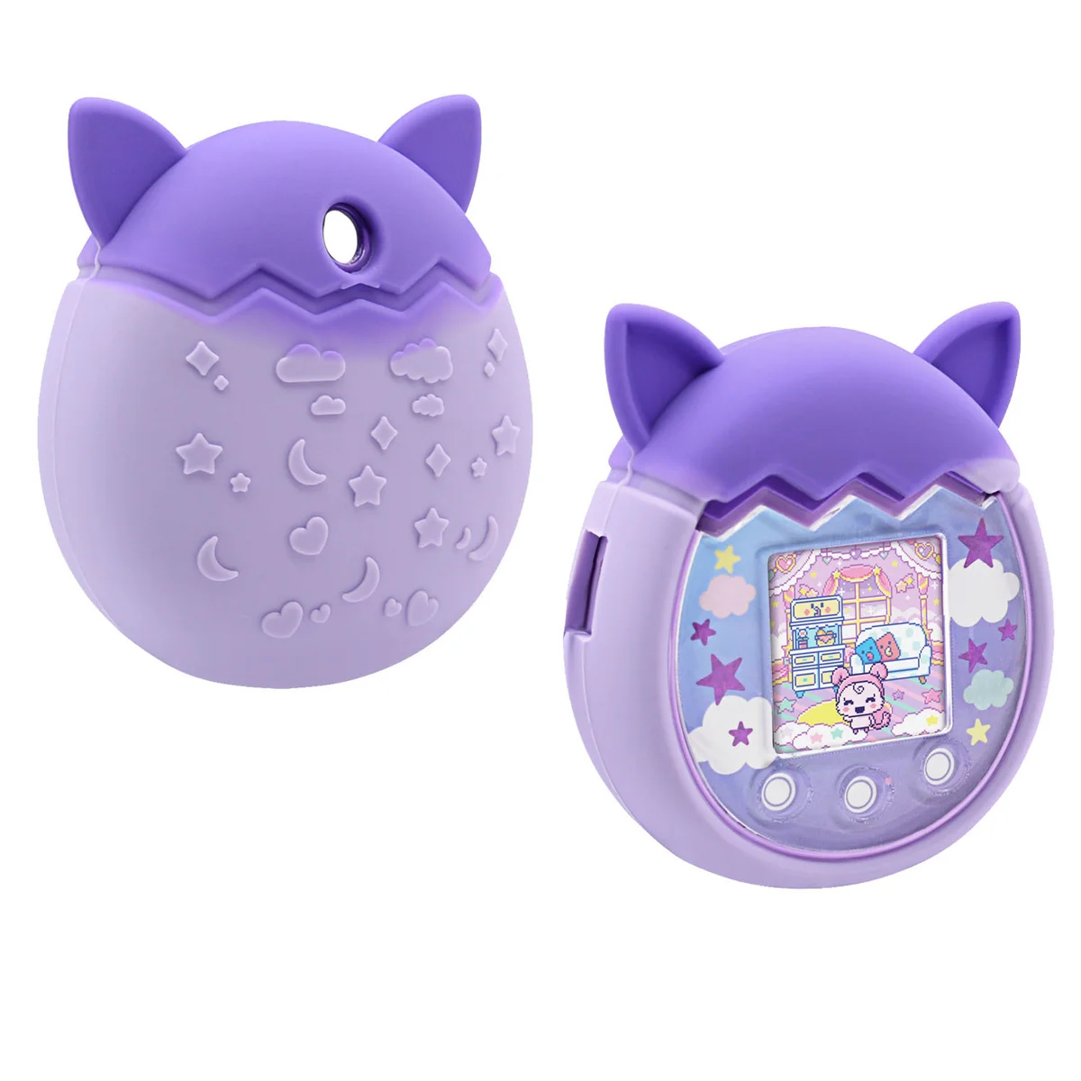 Para Tamagotchi Pix Silicone Capa Eletrônica Pet Machine Shell (B)