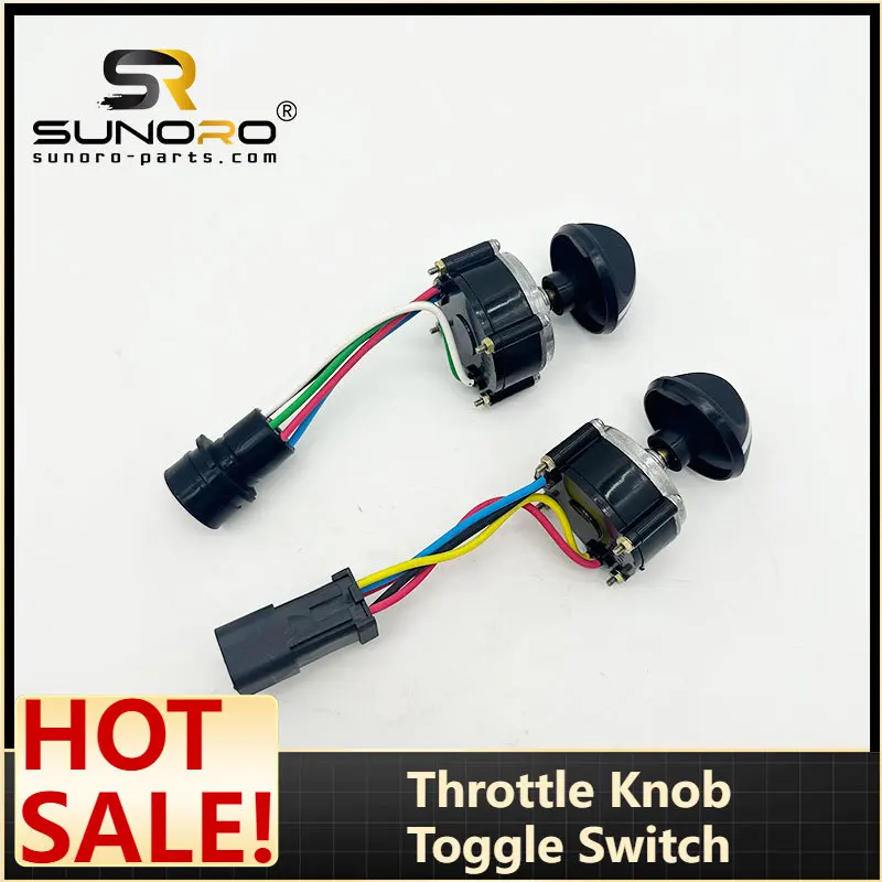 Throttle Knob Toggle Switch 163-6710 106-0107 319-4420 for Cat Excavator 312C 318C 320C 325C 330C