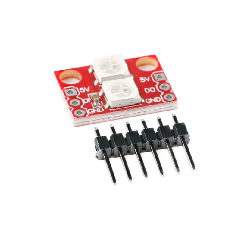 WS2812 WS2812B 1 2 4 7 9 16 25 32 64 Bit WS 2811 5050 modulo pannello lampada LED RGB 5V Controller LED colorato preciso per Arduino