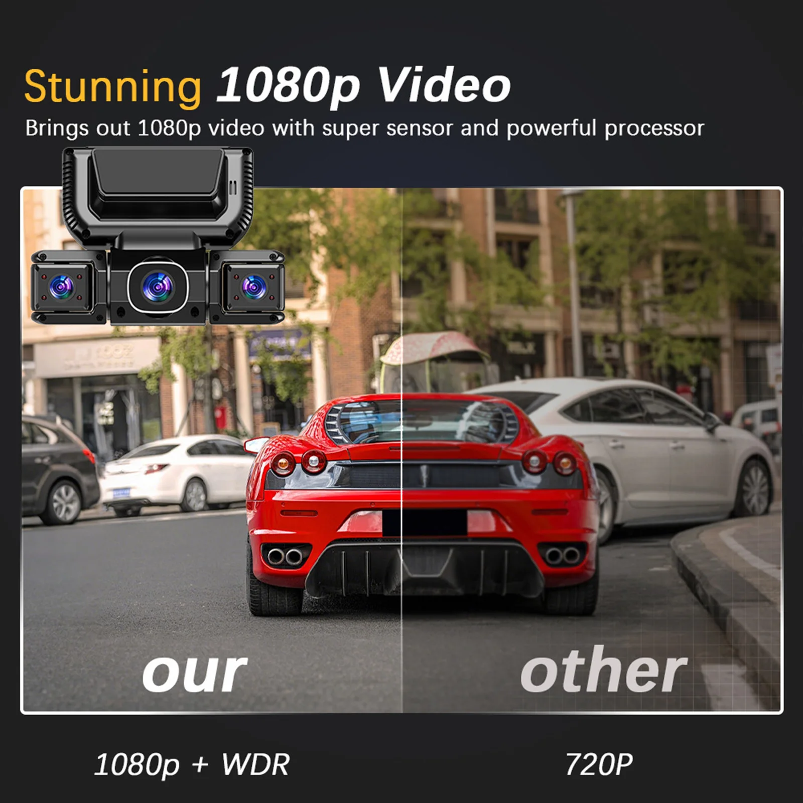 4 Channel Car Dash Camera Night Vision WiFi & APP Control Parking Mode Driving Video Recorder Car Dashboard Camera Recorder