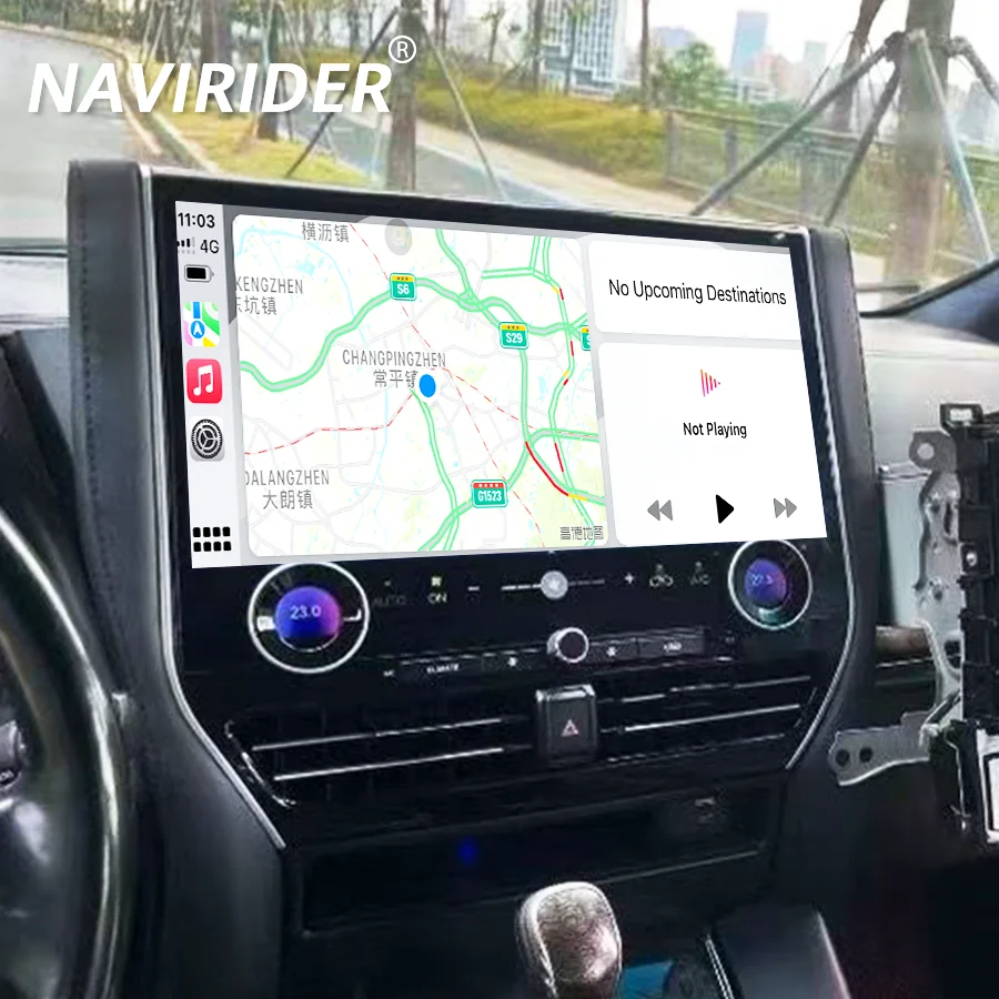

16.8inch Android Screen Carplay GPS For Toyota Alphard Vellfire 30 35 Series A30 A35 Upgraded Alphard 40 Series A40 2024