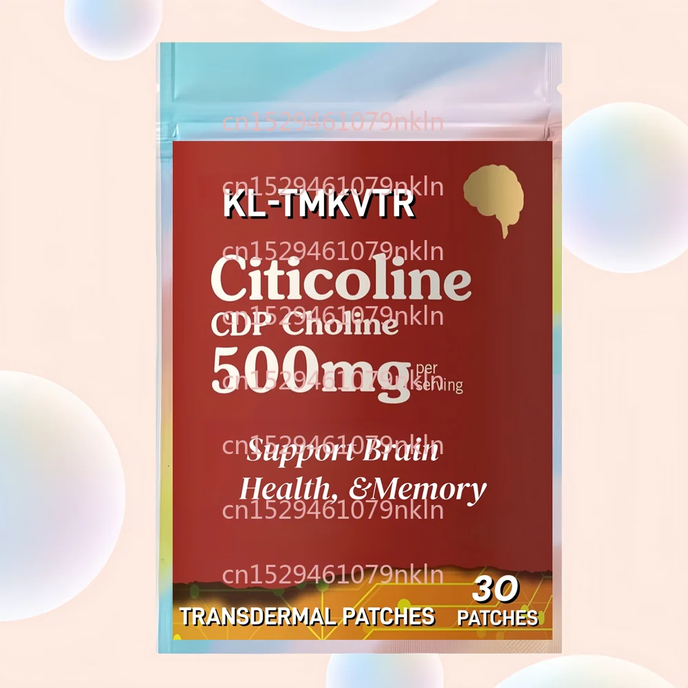 30 Patches Citicoline Transdermal Patches Support Brain Health, Performance and Memory