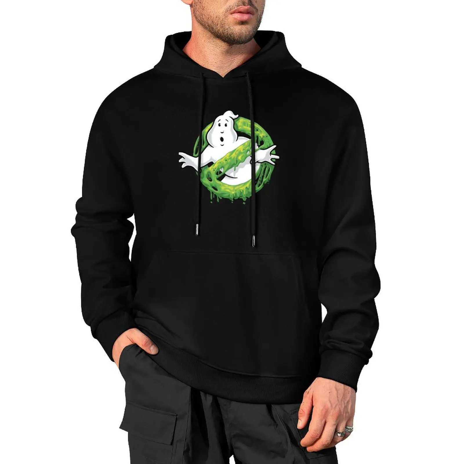 

Ghost Hunters Busters Classic Slime Ghost Logo Pullover Hoodie japanese style hooded shirt new features of hoodies & sweatshirts