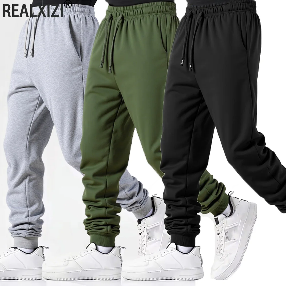 

Autumn Winter Men's Casual Pants Workout Sweatpants Men Jogging Running Casual Comfortable Streetwear Tracksuit Long Pants