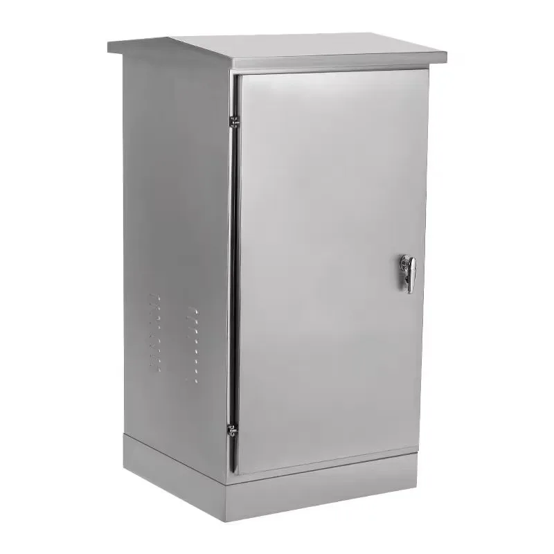 304 Stainless Steel Outdoor Waterproof Network Rack Server Cabinet Electrical Distribution Box Enclosure