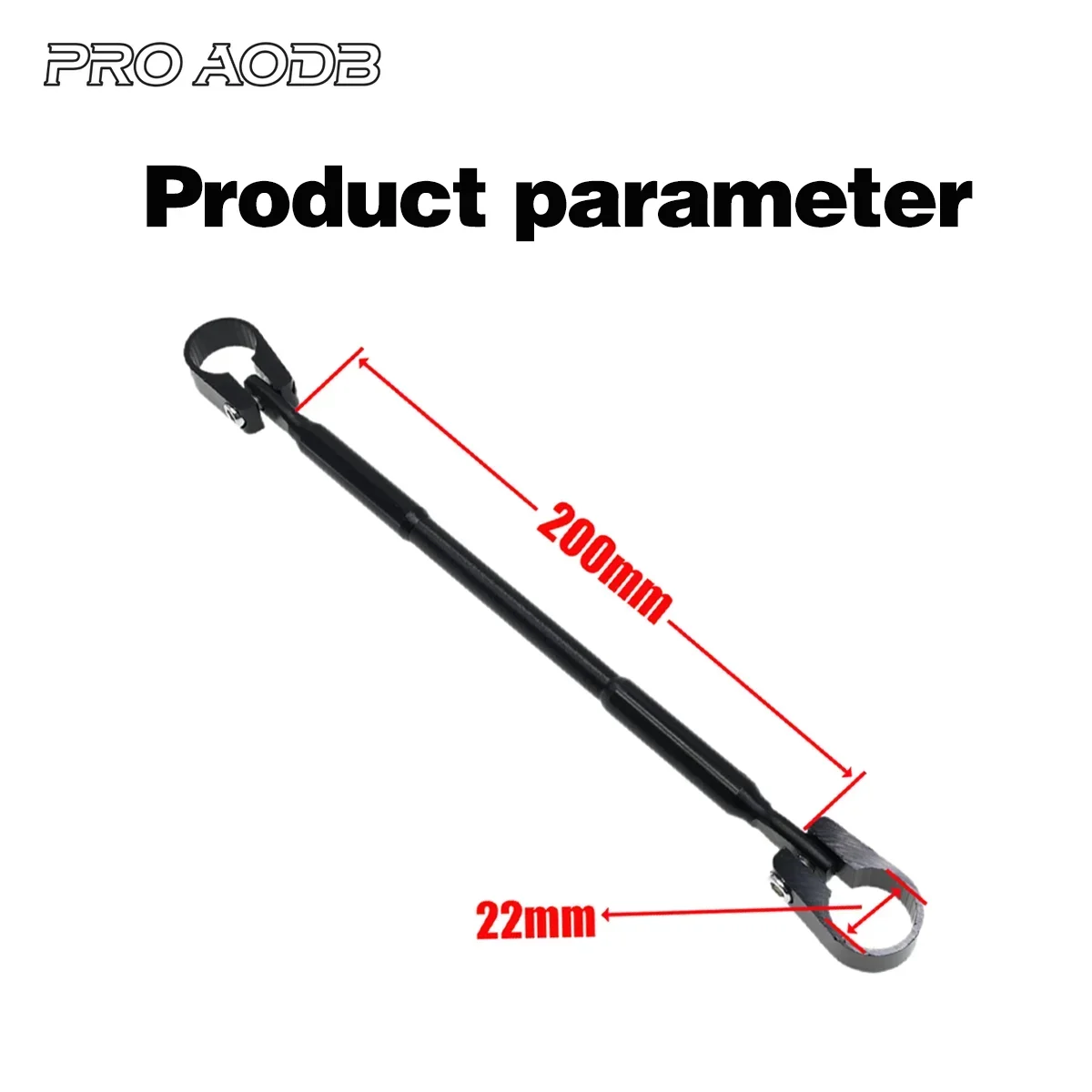 Motorcycle 22mm Alloy Aluminum Handlebar Brace Crossbar Modified Strengthen Handle Bar Clamp Balance Beam Cross