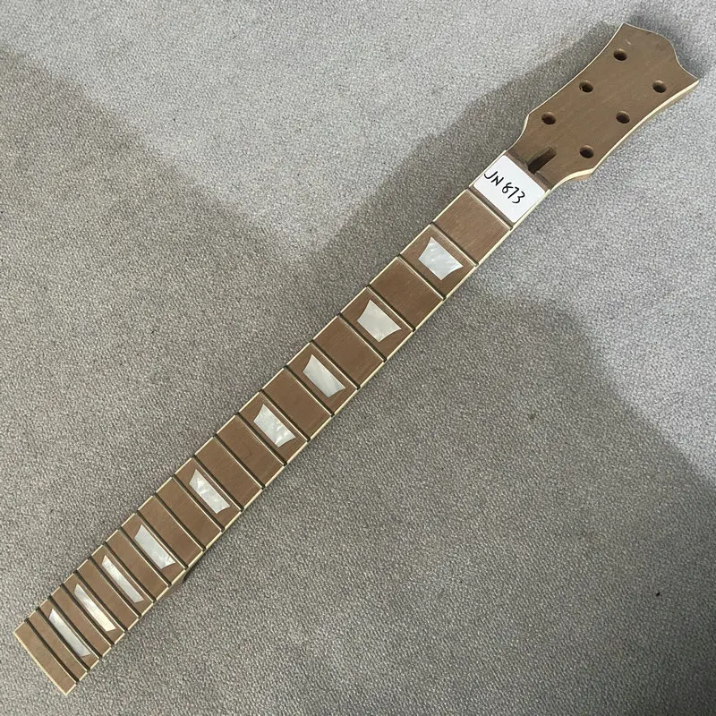 

jN873 Unfinished Machine Head L3 + R3 6 String ST Electric Guitar Neck 22 Frets Rewood +Rosewood No Paints DIY & Replace Parts