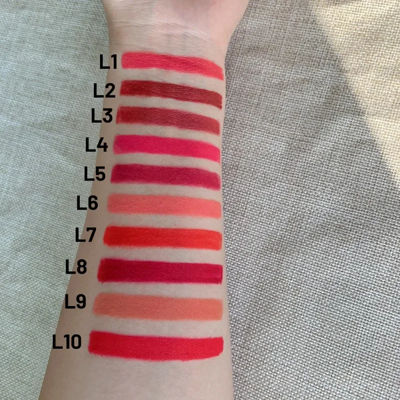 Custom 10colors Smooth Lipliner Waterproof Long Lasting Non-fading Easy To Colored Sexy Lip Countour Makeup Bulk