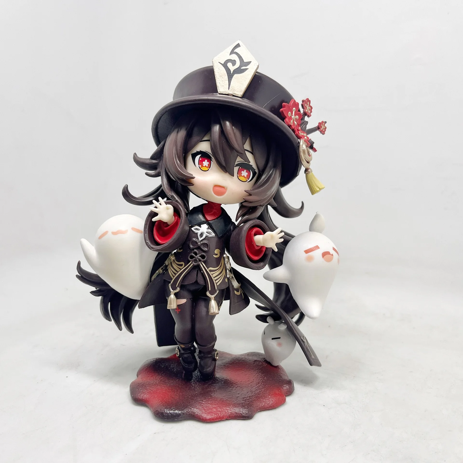 Genshin Impact Hu Tao Ganyu Figura 16,5 cm Pvc Carino Kawaii Anime Action Collection Desktop Ornamento Decorazione Giocattoli per bambini