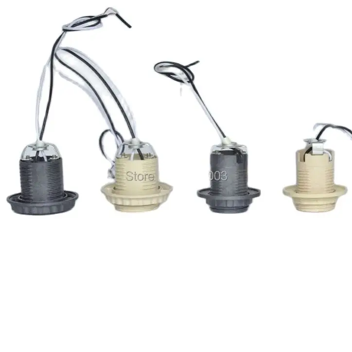 

5PCS E27 E14 plastic lamp whole tooth / wire 30cm/80cm / E27 socket / E14 lamp base Lighting Accessories