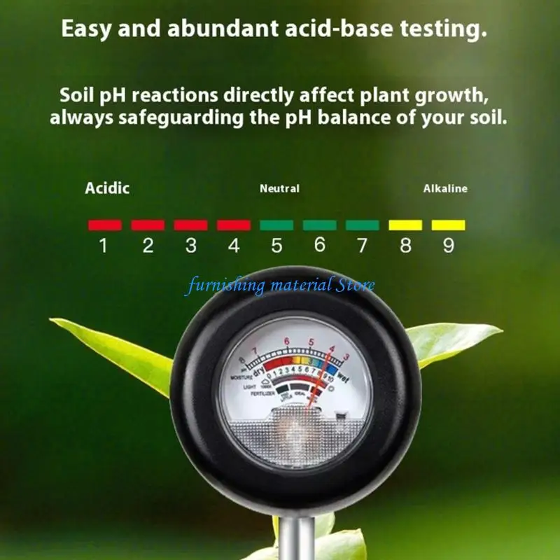 

Y5GD Professional Soil Tester For Moisture Light Temperature Analysis Soil Analyzers Tool For Gardeners Agriculturists