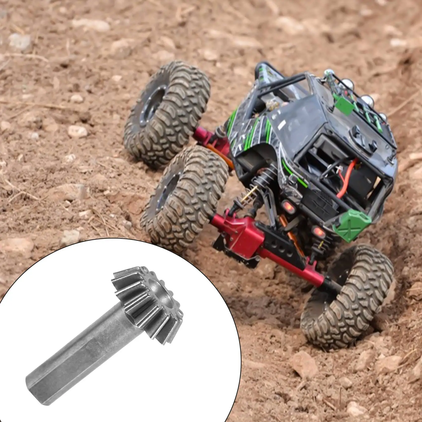 【CYBER MONDAY】2Pcs Metal K949-43 Bevel Gear for 104001 K949 1/10 RC Car Upgrade Parts Spare Accessories