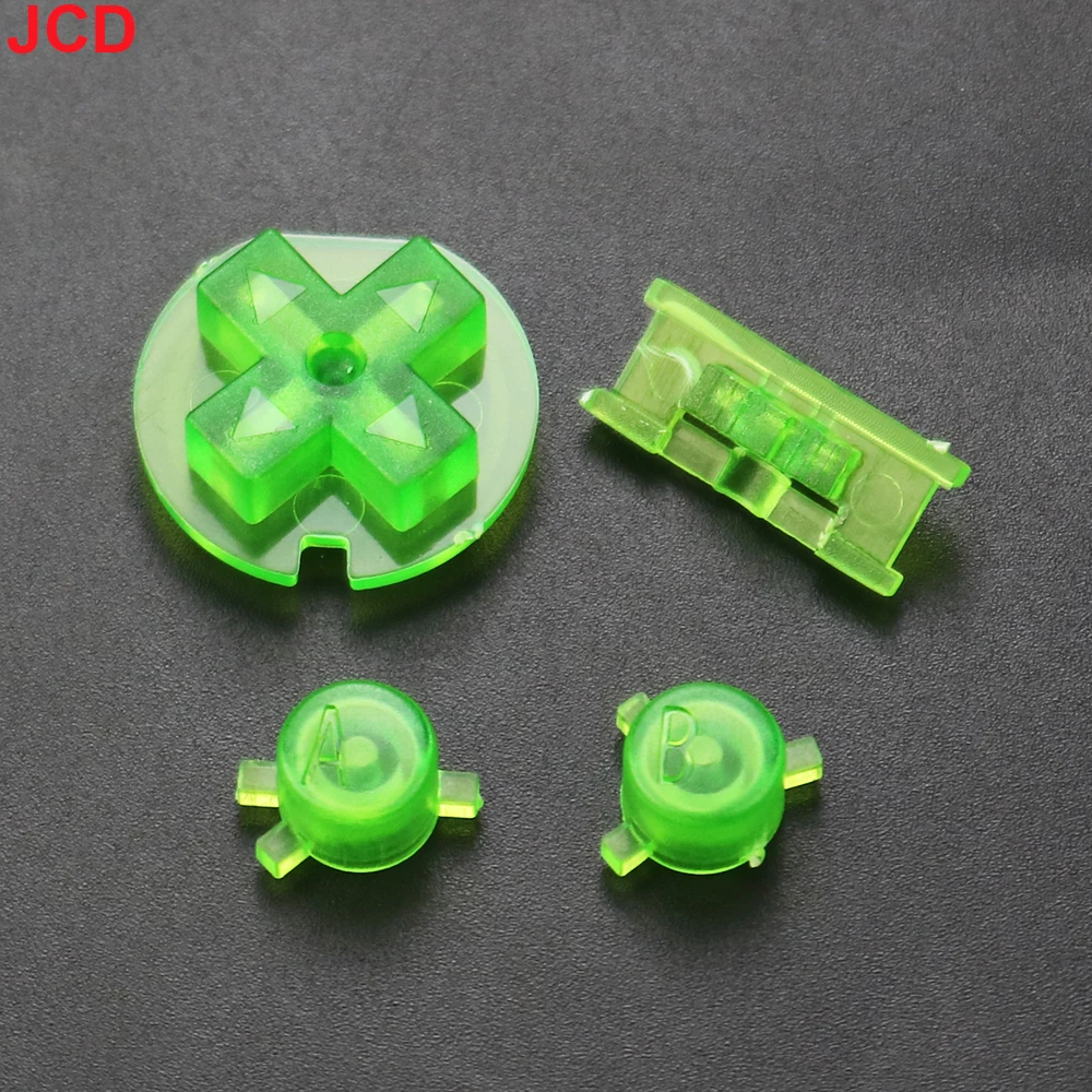 JCD 1 Set Geeignet für Game Boy Color Tastengehäuse für GBC Farbtasten GBC Spiel Ersatz-Tasten-Kit DIY Farbe