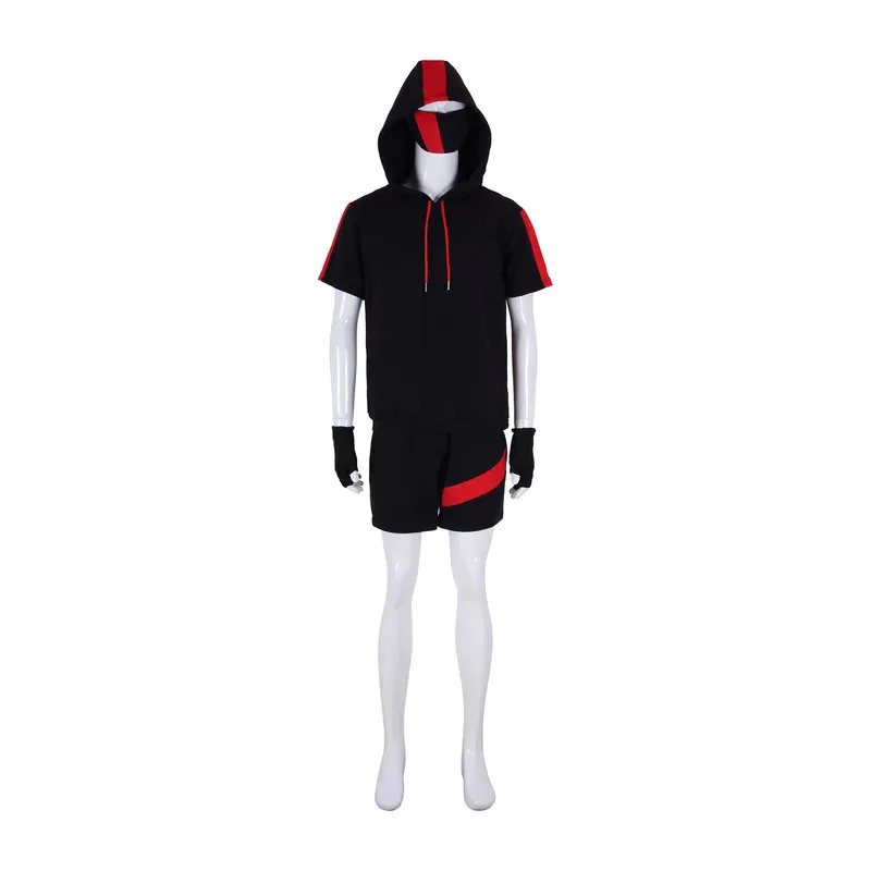 

Game Halloween Adult Short Sleeved Sweater Suit Cosplay Ikonik Costume Streetwear jk;6