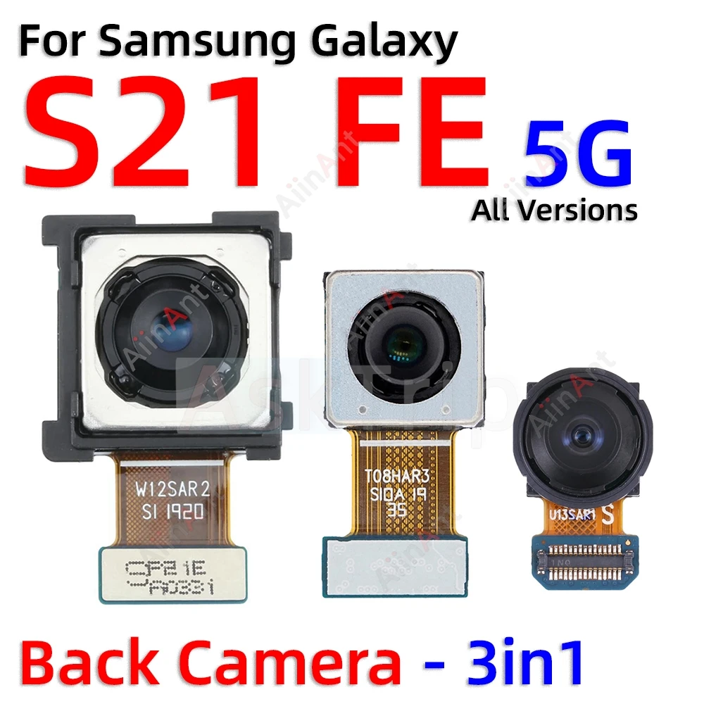 Macro Depth Wide Main Small Front Back Rear Camera Flex Cable For Samsung Galaxy S20 S21 FE 20FE S21FE G781B G990B 4G 5G