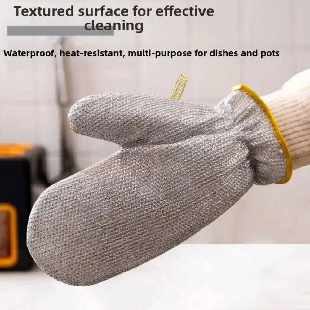 Lengthened Housework Cleaning Gloves Waterproof Thickened Dishwashing Gloves Bowl Brushing Household Cleaning