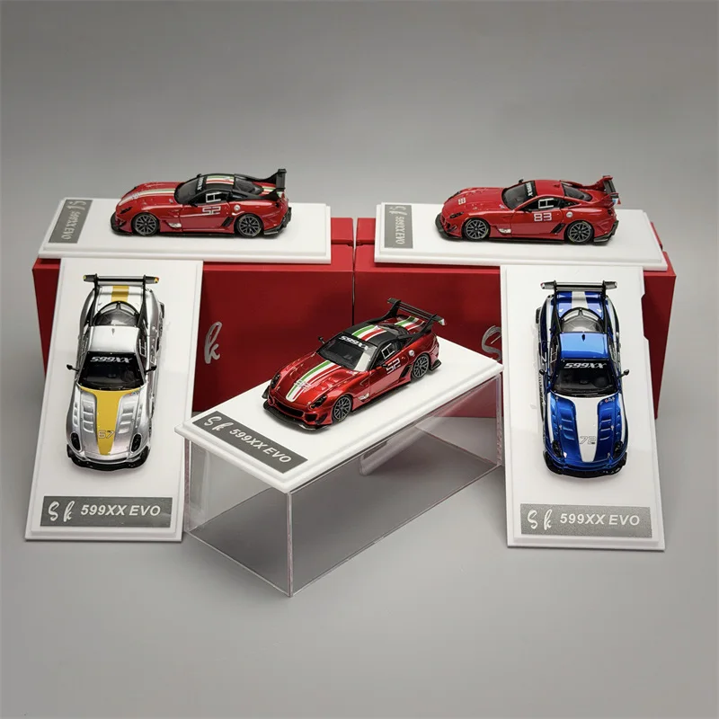 

[Предзаказ] SK 1:64 599XX EVO: Коллекционная модель спортивного автомобиля из литого сплава, миниатюрная машинка для любителей автомобилей, игрушка для демонстрации