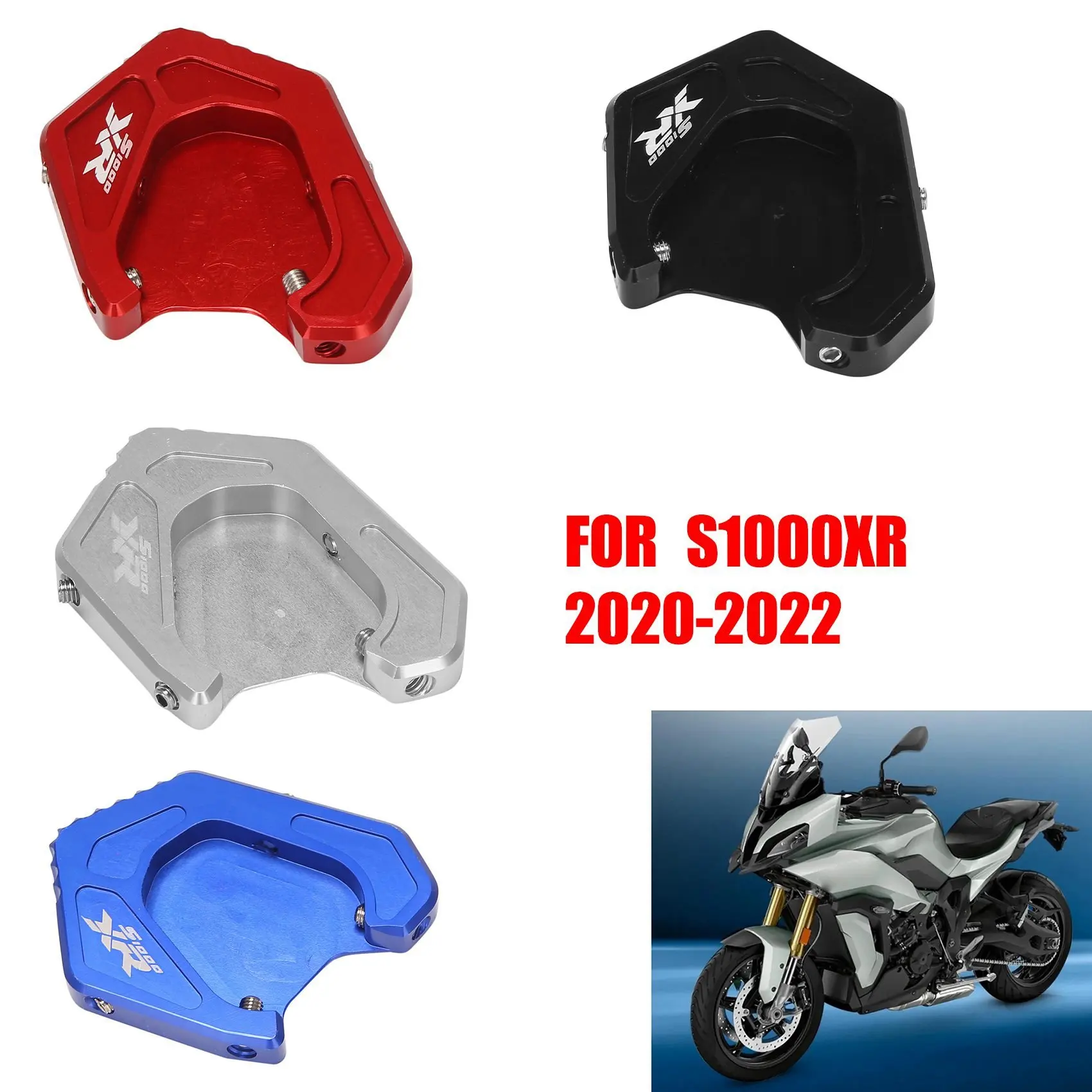 Motorcycle Enlarged Foot Support Pad Foot Side Support Extension Pad for BMW S1000XR S1000 XR 2020-2022