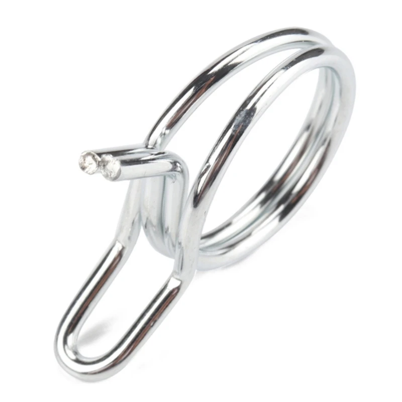 180Pcs Double Wire Clamp Hoop Hand Grip Spring Clamp Car Motorcycle Tubing Pipe Clamp Hose Clamp Car Set 5-24