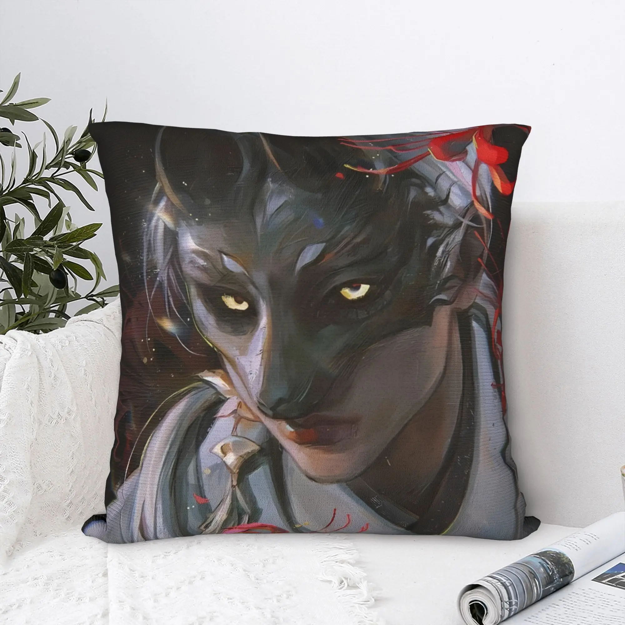 Horror Silents Hills f Game Pillow Case  Square Pillow Cover Vintage Cushion Cover For Couch Sofa Bedroom