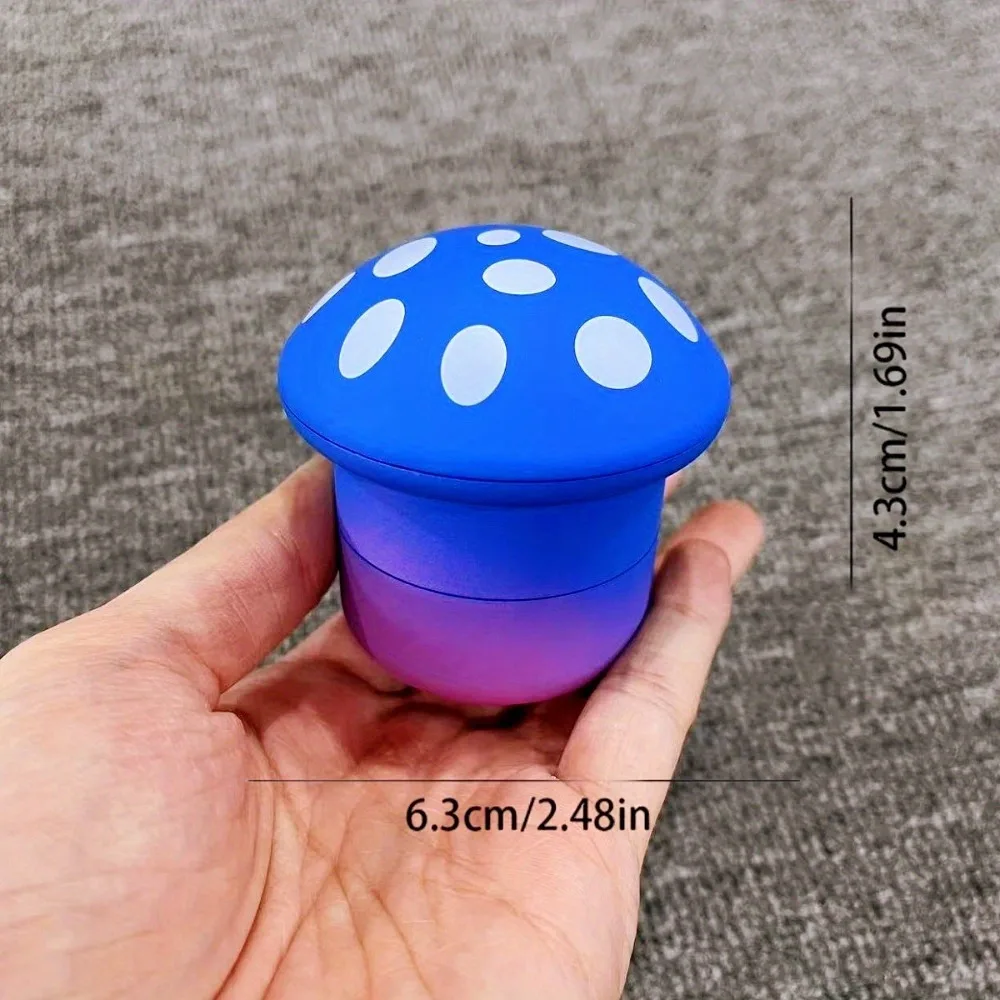 2.5 بوصة المعادن الفطر عشب طاحونة الملح مطحنة التوابل هاون دليل مدقة الفلفل التبغ الخام العشب طاحونة التدخين اكسسوارات #6