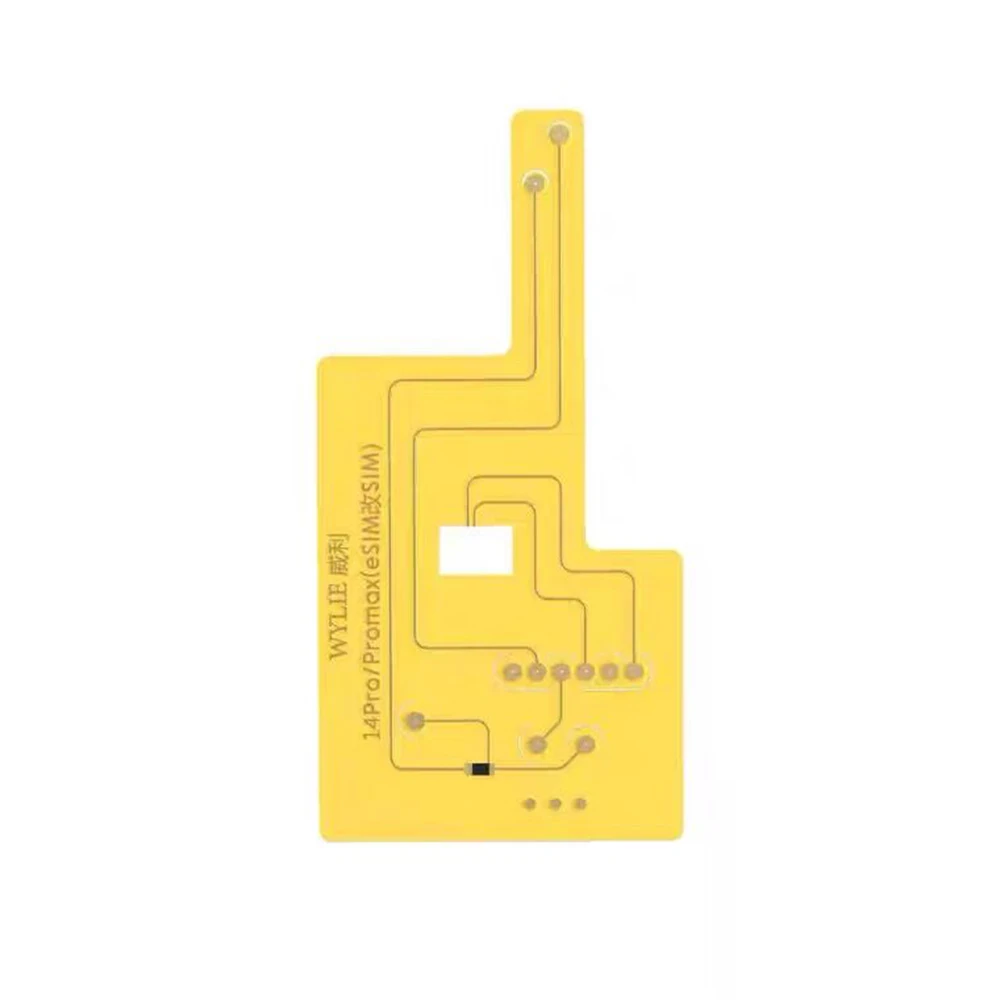 WYLIE For iPhone 14 15 16 Pro MAX Esim Modified To Sim No Punching Layering Separation Dual Card With Built-in Card Holder Parts