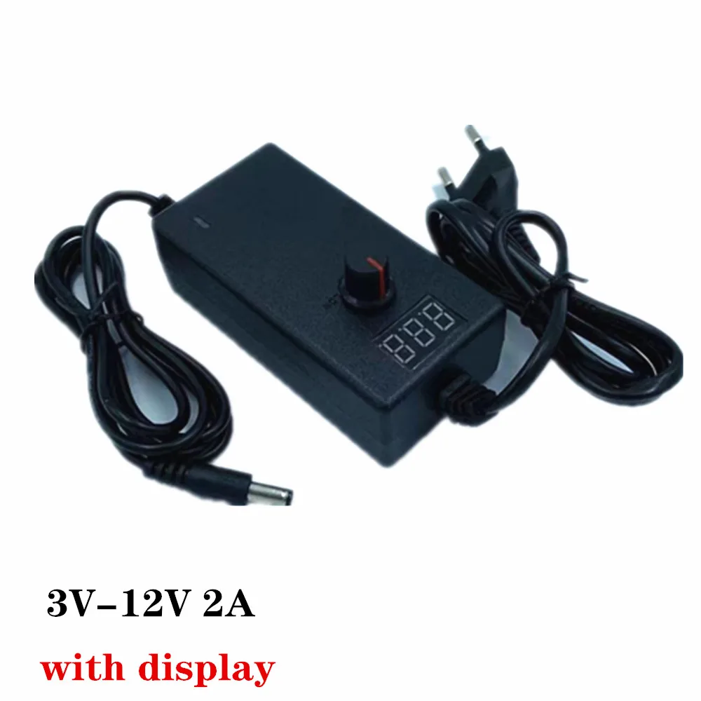 12V 24V 36V Power Supply Adjustable 3V 9V Led Driver AC DC 220V To 3 9 12 24 36 V Volt Adjustable Power Adapter 3V 9V 12V 24V