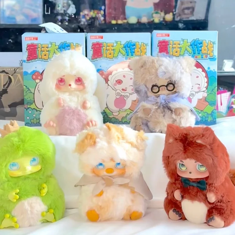 

Genuine Cino Fairy Tale Battle Series Blind Box Vinyl Plush Doll Gift Cute Toys Desktop Ornament Model Garage Kit Bag Pendant