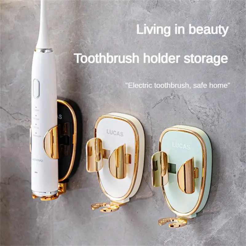 Electric Toothbrush Holder Wall-mounted Punch-free Home Adjustable Gravity Induction Bathroom Toothbrush Storage Rack