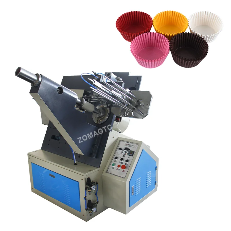 Auto Bakery Paper Cake Tray Box Making Machine Disposable Paper Cake Cup Forming Making Machine Paper Plate Press Machine