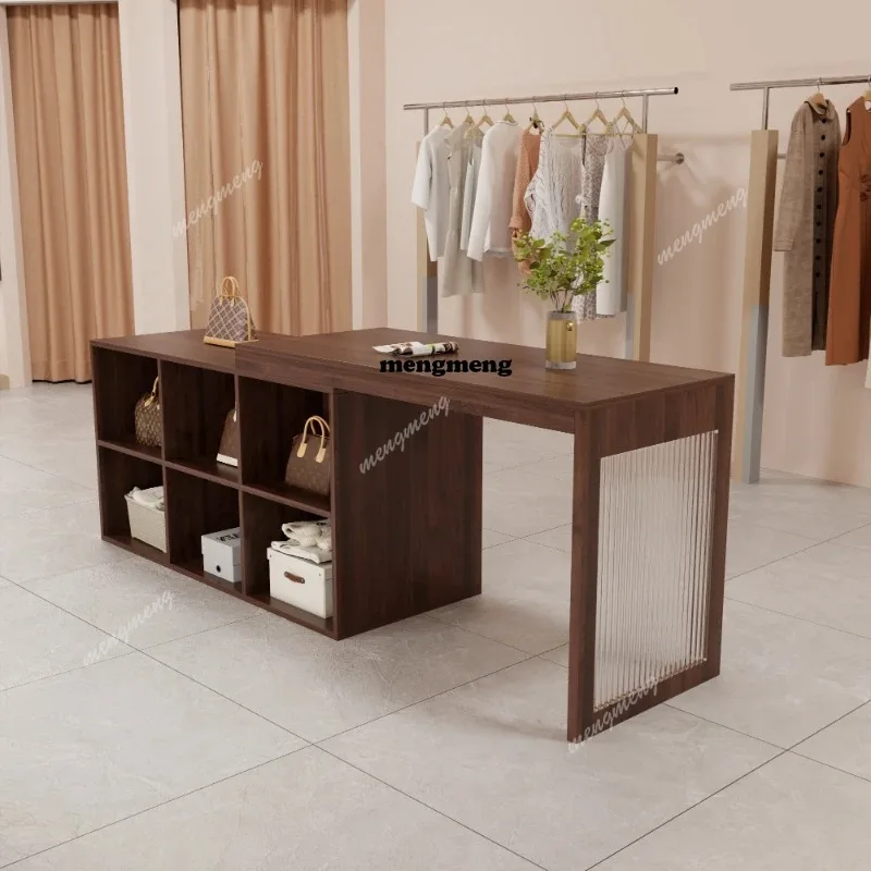 

Checkstand Clothing Display Stand Jewelry Simple Store Table Display Stand Modern Artificial Board Furniture Presentatie